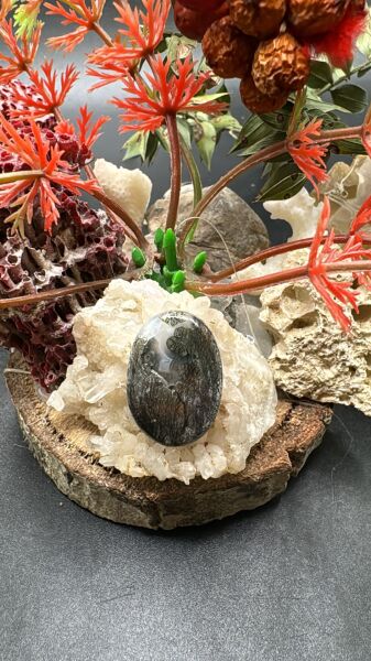 15.45 ct 22.10x15.10 mm Natural Hipomo Jasper Markazit