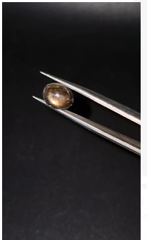 4.39ct 9.8x7.8mm Oval Natural 6 Ray Star Sapphire Unheated