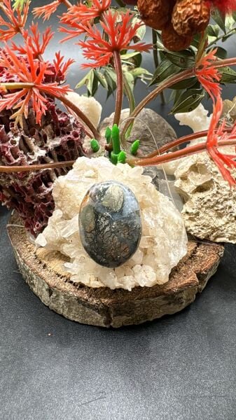 19.00ct 20.90x15 mm Natural Hipomo Jasper Markazit