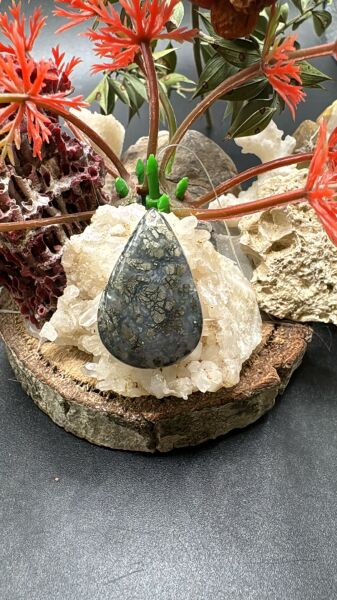 20.00 ct 25.70x17 mm Natural Hipomo Jasper Markazit