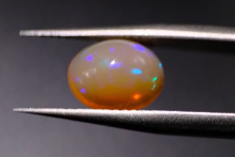 2.21ct 10.2x7.9mm Oval Natural  Ethiopian Opal