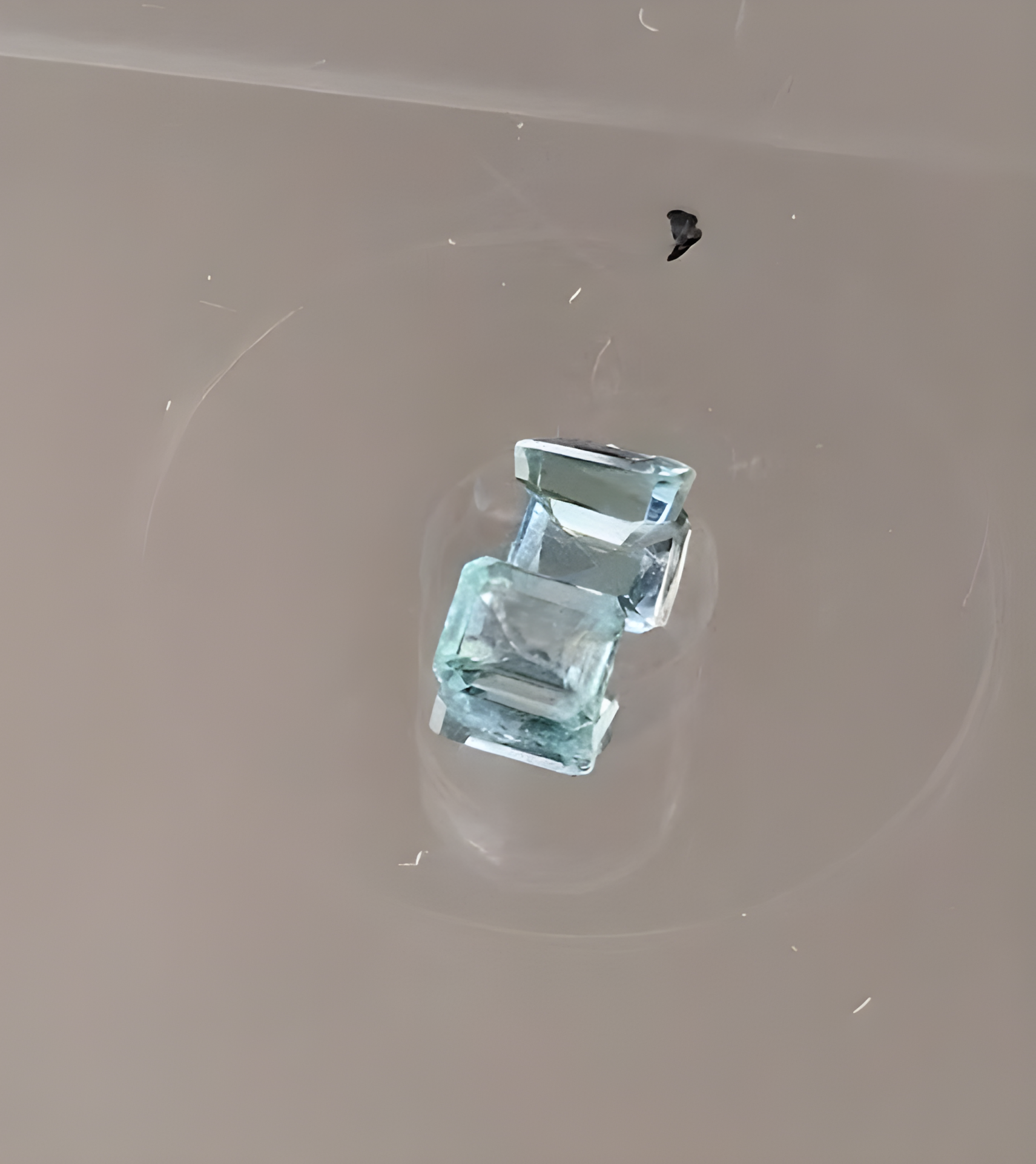 1.20ct 2pcs Lot 5x4.1mm Octagon Natural Emerald Zambia