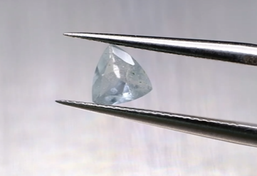 0.31ct 5.1x5.1mm Trillion Natural Unheated Blue Aquamarine