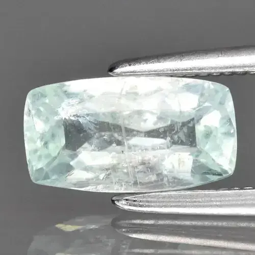 1.01ct 8.5x4.5mm Cushion Natural Green Paraiba Tourmaline - Copper Africa Gem