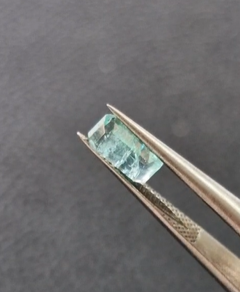 0.91ct 7.3x4.1mm Octagon Natural Emerald Zambia