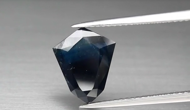 2.53ct 11.6x9.6mm Fancy Green-Blue Sapphire Ethiopia, Heated