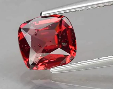 1.35ct 7x6.4mm Cushion Natural Purplish Pink Rhodolite Garnet, Africa