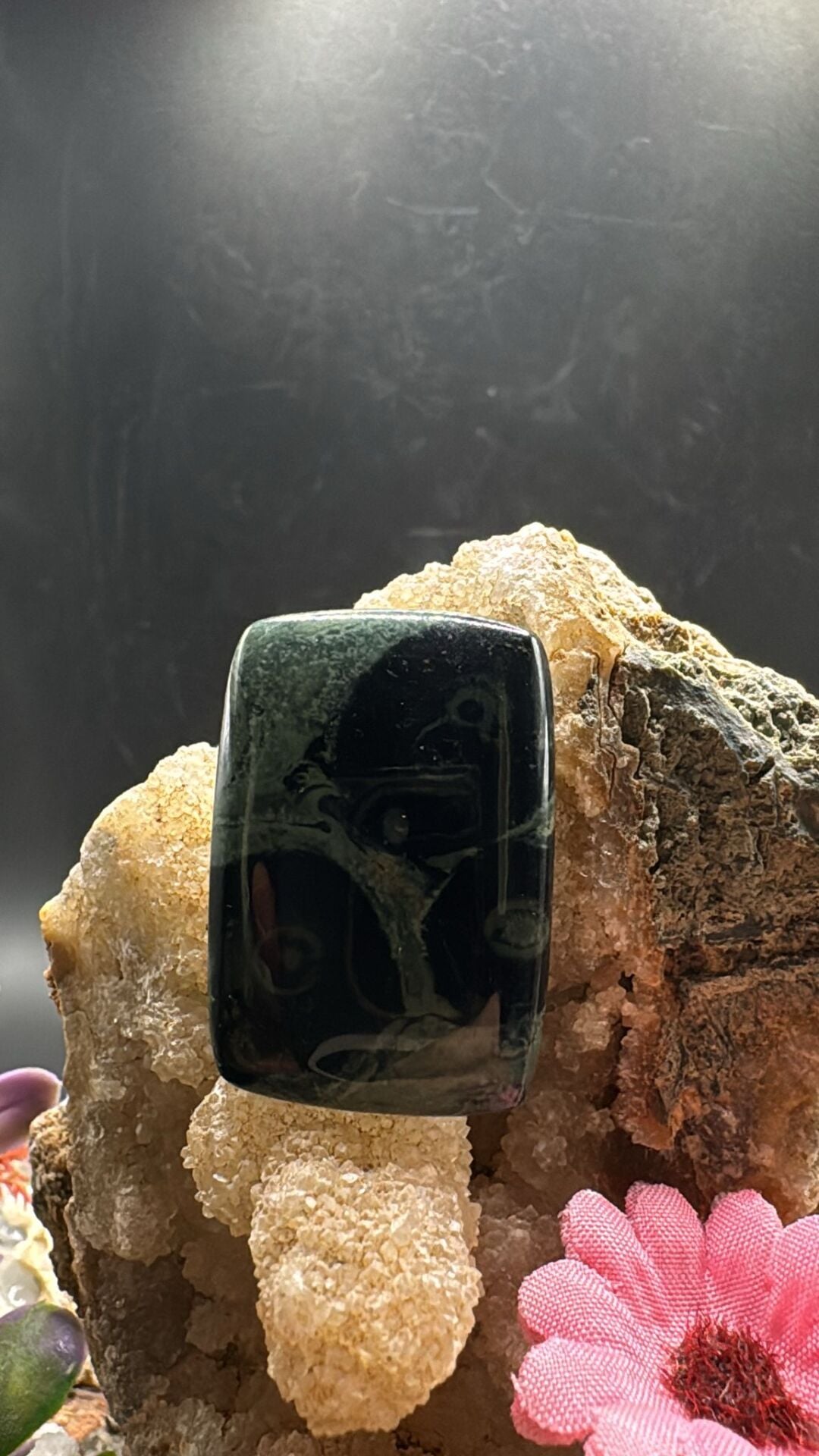 41.05 ct 32.5x22.4 mm Natural Kambaba Jasper