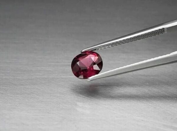 1.46ct 7x6.2mm Cushion Natural Pinkish Purple Rhodolite Garnet, Madagascar