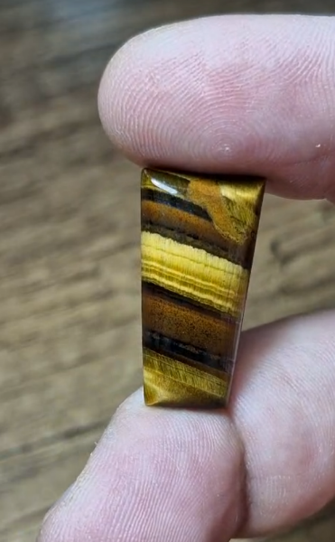 22.05ct 25.8x13mm Fancy Natural İron Tiger Eye