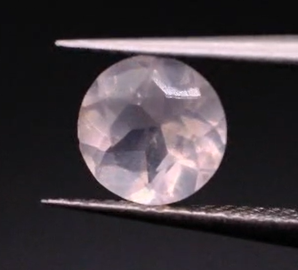 1.83ct 8.1mm Round Natural Rose Quartz