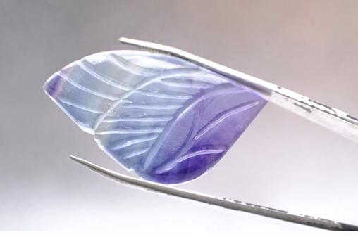 29.73ct 42x24.5mm Natural Carving Fluorite