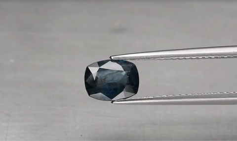 1.28ct 7.2x5.5mm Cushion Blue Sapphire Australia, Heated
