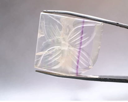 31.90ct 27.2x24.8mm Natural Carving Fluorite