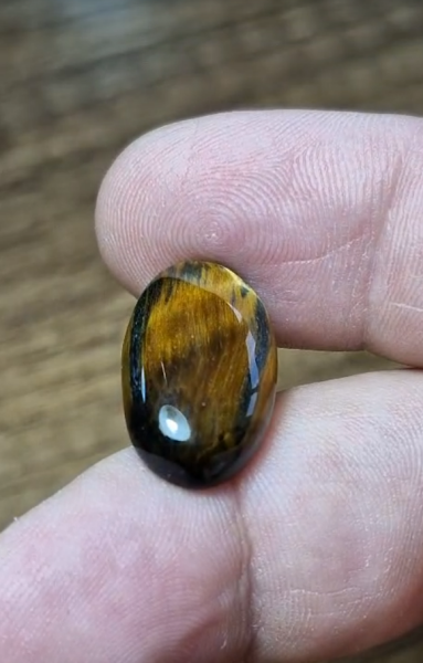 13.95ct 21.9x12.6mm Oval Natural Bi Color Tiger Eye