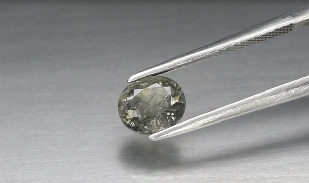 1.88ct 7.3x6.2mm Oval Green Sapphire Unheated Madagascar