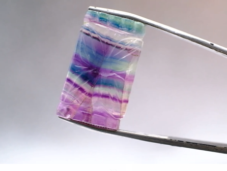 36.00ct 27x16.3mm Natural Carving Fluorite