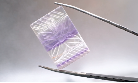 43.75ct 30.8x21mm Natural Carving Fluorite