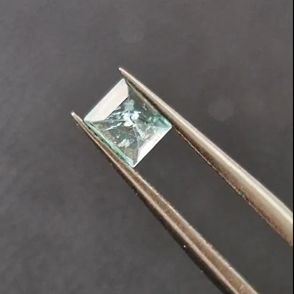 0.53ct 4.8x3.9mm Octagon Natural Emerald Zambia