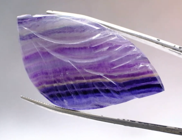 62.50ct 43.8x24.7mm Natural Carving Fluorite