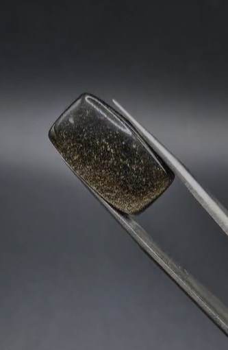 13.80ct 22.9x13.5mm  Natural  Octagon Altın Yansımalı Obsidyen