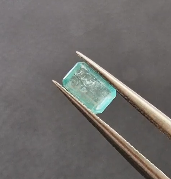 0.40ct 5.8x3.6mm Octagon Natural Emerald Zambia