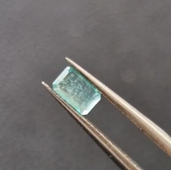 0.40ct 5.8x3.6mm Octagon Natural Emerald Zambia