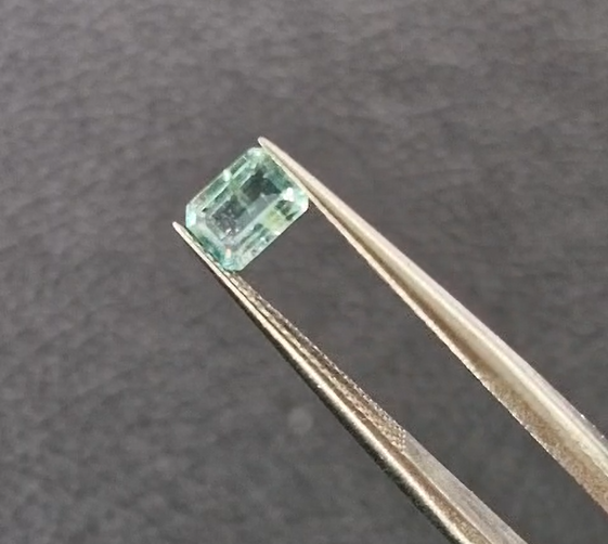 0.38ct 5.4x3.9mm Octagon Natural Emerald Zambia