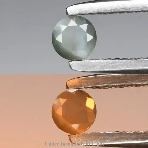 0.10ct 2.7mm Round Natural Green Alexandrite - Russia Gemstone