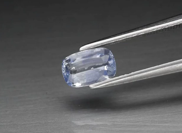 1.05ct 7.7x5mm Cushion Blue Sapphire Ceylon, Heated