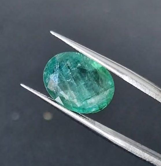 IGSL Sertifikalı - 5.95ct 13.7x10.6mm Oval Natural Emerald - Zambia