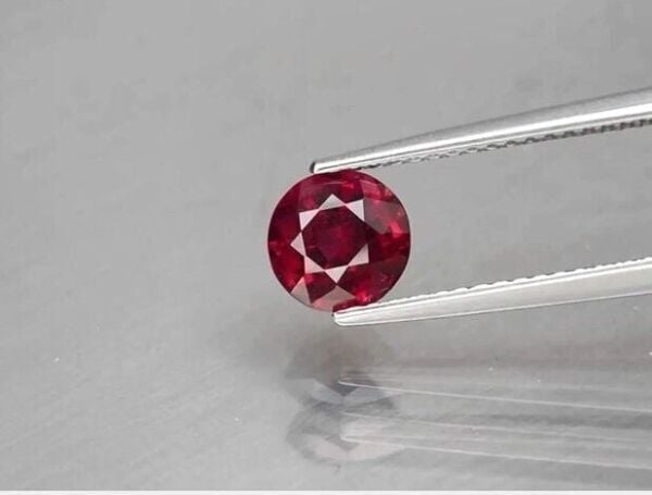 1.26ct Semi-Round Natural Pinkish Purple Rhodolite Garnet, Africa