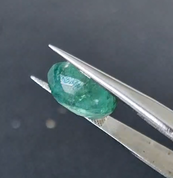 IGSL Sertifikalı - 5.95ct 13.7x10.6mm Oval Natural Emerald - Zambia