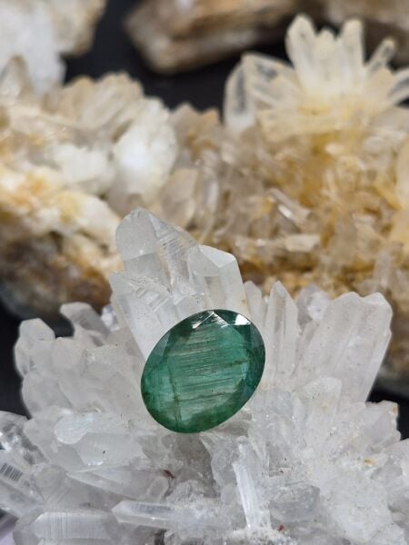 IGSL Sertifikalı - 5.95ct 13.7x10.6mm Oval Natural Emerald - Zambia