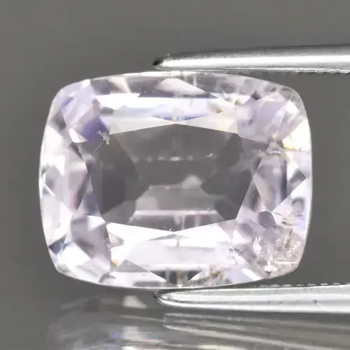5.36ct 11x8.8mm Cushion Natural Light Pink Kunzite - Unheated Afghanistan Gem