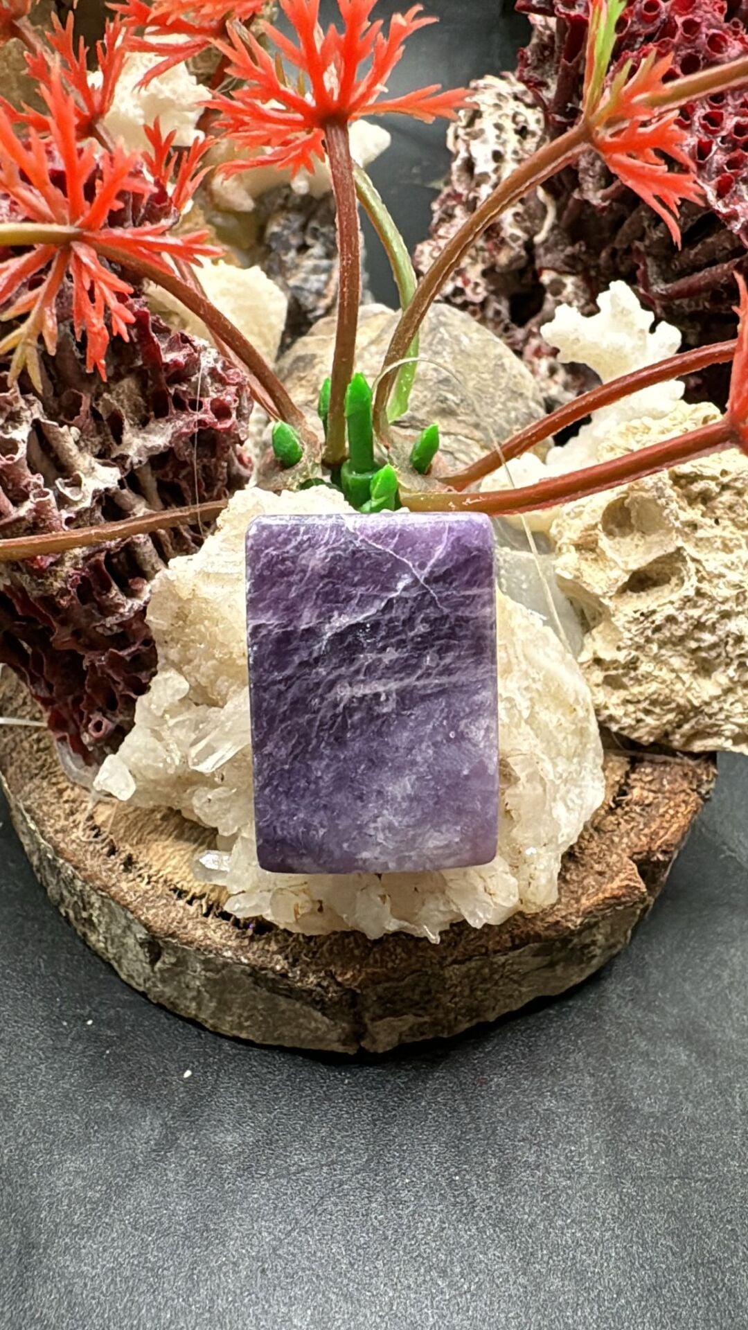 24.10 ct 24.4x16.6 mm Natural Lepidolite