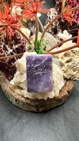 24.10 ct 24.4x16.6 mm Natural Lepidolite