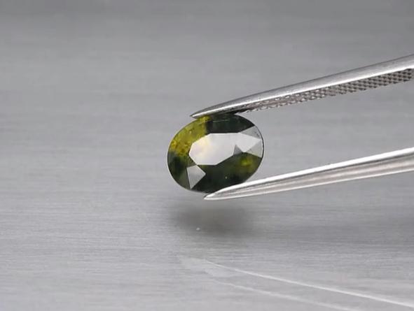 2.30ct 8.3x6.7mm Oval Green-Blue Sapphire Tanzania, Heated