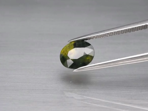 2.30ct 8.3x6.7mm Oval Green-Blue Sapphire Tanzania, Heated