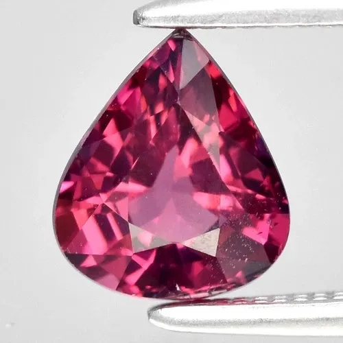 1.14ct 7x6mm VS Pear Natural Pinkish Purple Malaya Garnet - Mozambique Gem