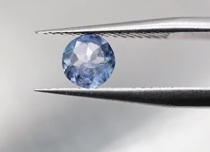 0.65ct 5.5mm Round Natural Violet Blue Tanzanite , Tanzania