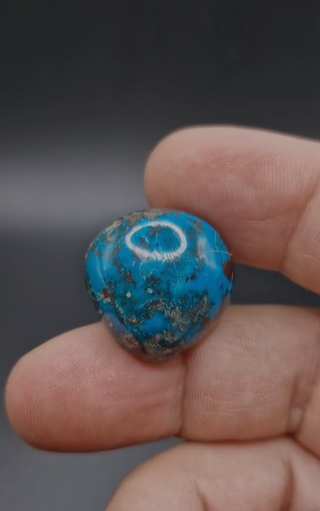 37.10ct 22.4x22mm Natural Chrysocolla