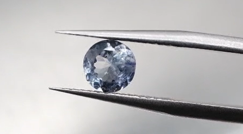 0.83ct 5.8mm Round Natural Violet Blue Tanzanite , Tanzania