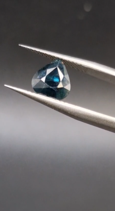 1.69ct 8.6x7.7mm Pear Natural Sapphire Africa , Heated