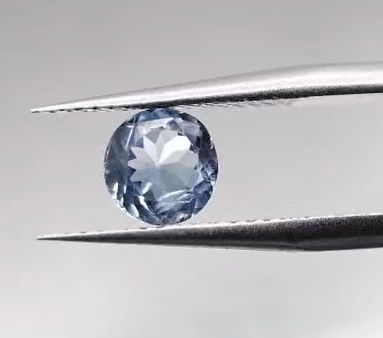 1.11ct 6mm Round Natural Violet Blue Tanzanite , Tanzania