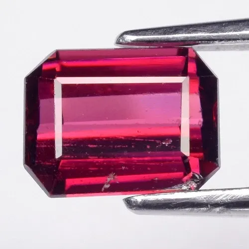 1.29ct Octagon Natural Purplish Pink Rhodolite Garnet - Madagascar Gemstone