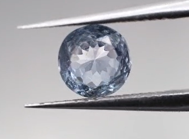 1.30ct 6.5mm Round Natural Violet Blue Tanzanite , Tanzania