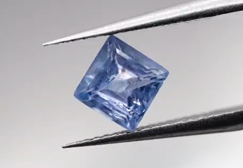 1.32ct 6x5.8mm Octagon Natural Violet Blue Tanzanite , Tanzania