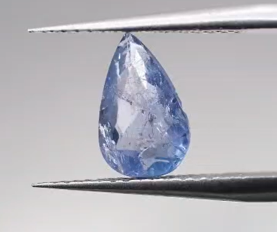 1.55ct 9.8x6mm Pear Natural Violet Blue Tanzanite , Tanzania