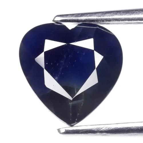 1.85ct Heart Natural Green Blue Sapphire - Heated Australia Gemstone